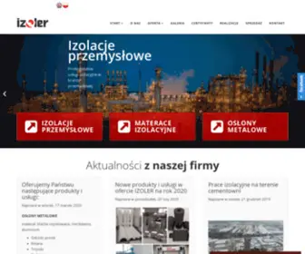 Izoler.eu(Izolacje przemysłowe) Screenshot