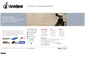 Izolpa.com(Güvenlik sistemleri) Screenshot