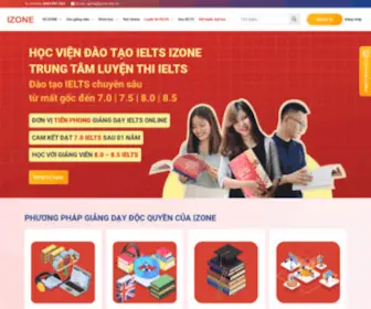 Izone.edu.vn(Izone) Screenshot