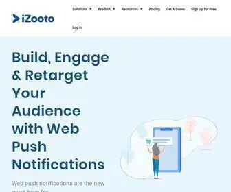 Izooto.com(The #1 Audience Marketing Platform For Publishers) Screenshot