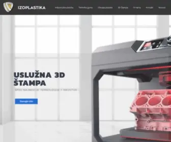 Izoplastika.rs(Najkvalitetnija industrijska plastika) Screenshot