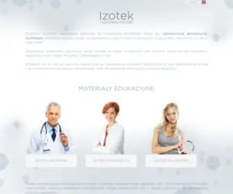 Izotek.pl(Materiały edukacyjne) Screenshot