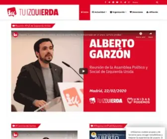 Izquierda-Unida.es(IZQUIERDA UNIDA) Screenshot
