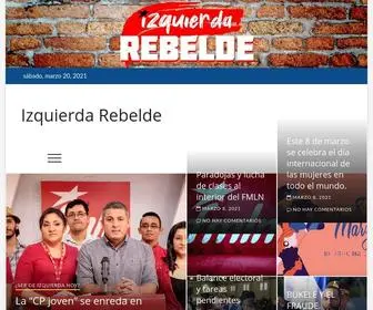 Izquierdarebelde.com(Izquierda Rebelde) Screenshot