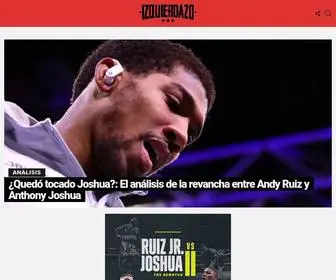 Izquierdazo.com(Noticias de Boxeo) Screenshot