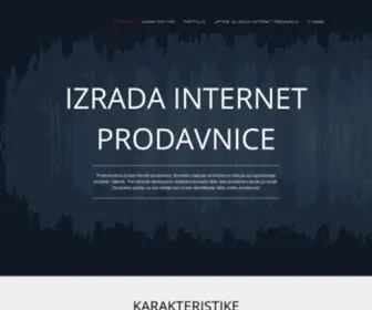 Izradaprodavnice.com(Izrada internet prodavnice) Screenshot