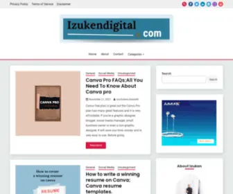 Izukendigital.com(izukenDigital) Screenshot