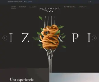 Izurpi.com(Restaurante Izurpi) Screenshot