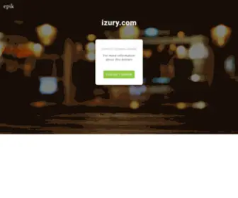 Izury.com(Make an Offer if you want to buy this domain. Your purchase) Screenshot