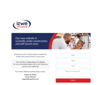 Izweafrica.com(A trusted financial service provider in Africa) Screenshot