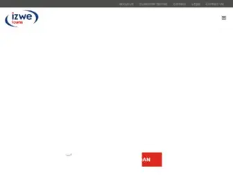 Izweloans.com(A trusted financial service provider in Africa) Screenshot