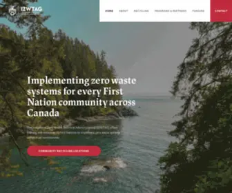 Izwtag.com(Indigenous Zero Waste Technical Advisory Group) Screenshot