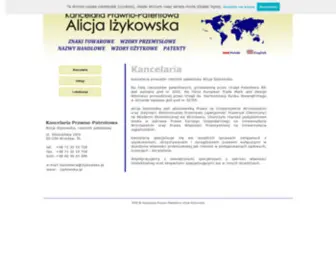 Izykowska.pl(Kancelaria Prawno) Screenshot