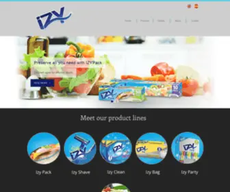 Izyproducts.com(IZY Products) Screenshot