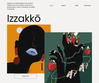 Izzakko.com(Find the right art for your home with Izz Akkosia) Screenshot
