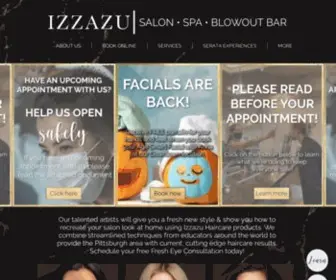 Izzazu.com(Izzazu Salon) Screenshot