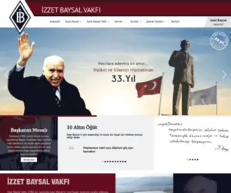 Izzetbaysalvakfi.org.tr(Zzet Baysal Vakf) Screenshot