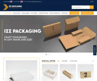 Izzpackaging.com(Izz Packaging) Screenshot