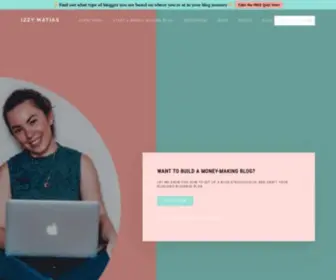 Izzymatias.com(Izzy Matias) Screenshot