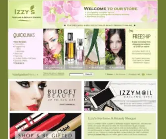 Izzysbeautyshoppe.com(Izzy's Perfume & Beauty Shoppe) Screenshot