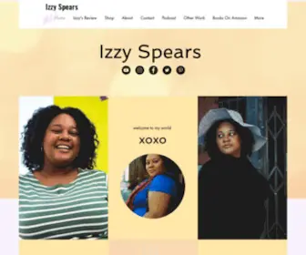 Izzyspears.com(Izzy Spears) Screenshot