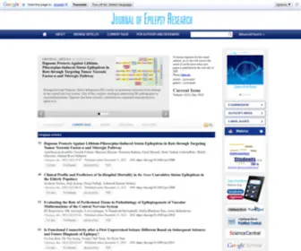 J-Epilepsy.org(Journal of Epilepsy Research) Screenshot