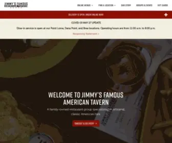 J-Fat.com(Jimmys Famous American Tavern) Screenshot