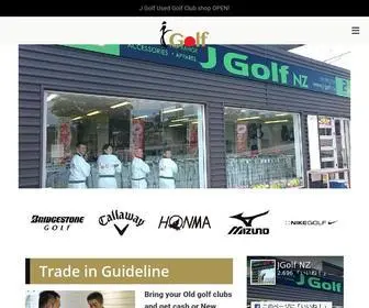 J-Golf.nz(Used golf club shop in Auckland New Zealand) Screenshot