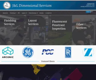 J-Ldimensional.com(J&L Dimensional Services) Screenshot