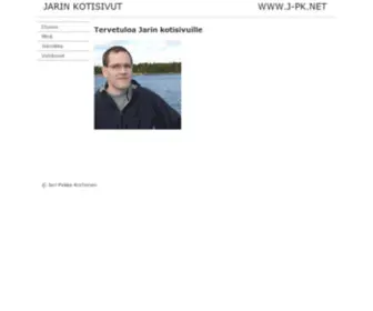 J-PK.net(Jari-Pekka Korhonen kotisivut) Screenshot