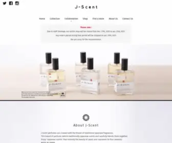 J-Scent-Global.com(J-SCENT official site) Screenshot