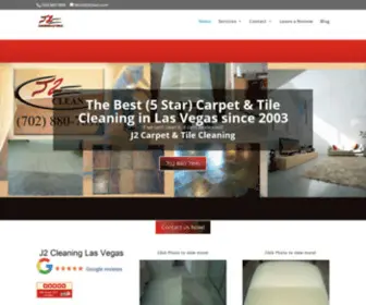 J2Clean.com(The Best Carpet and Tile Cleaners) Screenshot