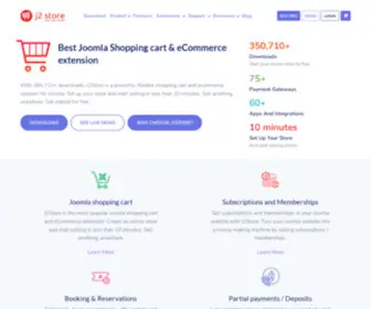 J2Store.org(Best Joomla Shopping cart & eCommerce extension) Screenshot