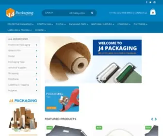 J4Packaging.co.uk(J4 Packaging Supplies Birmingham) Screenshot