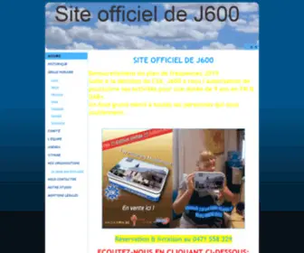 J600.be(Radio J600) Screenshot