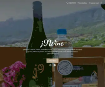 J9Wine.com(J9 Wine South Africa) Screenshot