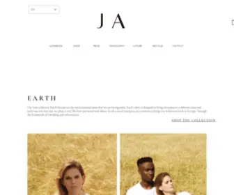 JA-Clothing.com(Sustainable Fashion Brand J A Clothing) Screenshot