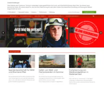 JA-Zur-Feuerwehr.de(Freiwillige Feuerwehren in Niedersachsen suchen Nachwuchs) Screenshot