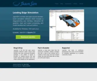 Jaamsim.com(Free Discrete Event Simulation Software) Screenshot