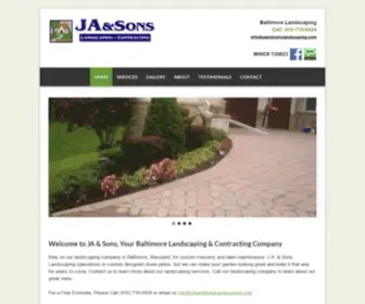 Jaandsonslandscaping.com(Landscaping company) Screenshot