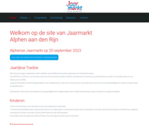 Jaarmarktalphenaandenrijn.nl(Jaarmarktalphenaandenrijn) Screenshot