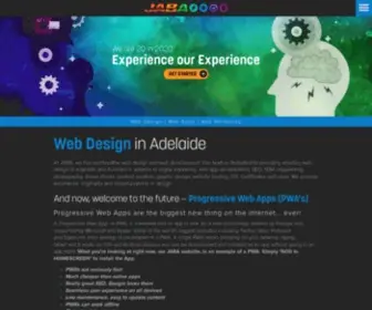 Jaba.com.au(JABA is an Adelaide based web design and website development company) Screenshot