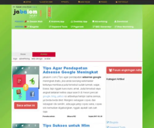 Jabalom.com(Business information) Screenshot