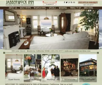 Jabberwockinn.com(Monterey Bed and Breakfast) Screenshot