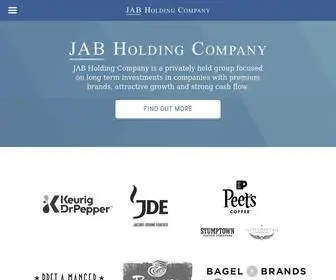 Jabholco.com(JAB Holding Company) Screenshot