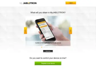 Jablonet.net(MyJablotron Web Self) Screenshot