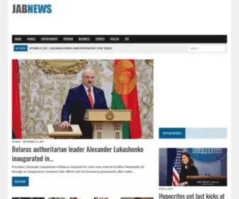 Jabnews.com(Jab news) Screenshot