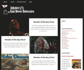 Jabootu.net(Devoted to savoring films at the very bottom of the Cinematic Bell Curve since 1997) Screenshot