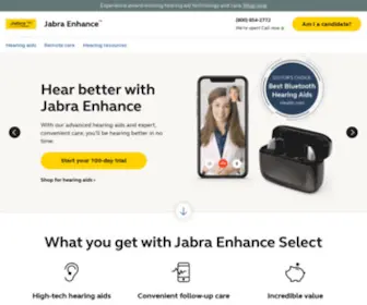 Jabraenhance.com(Enhance Select Hearing Aids) Screenshot