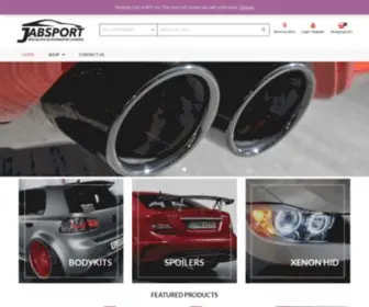 Jabsport.co.za(Specialist in automotive lighting) Screenshot